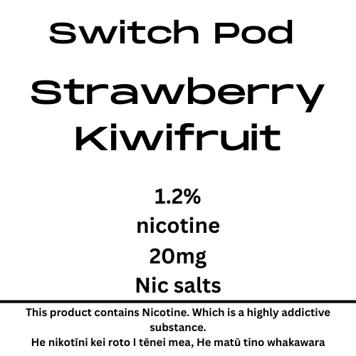 Switch Strawberry Kiwifruit 20mg Nic Salt Pod