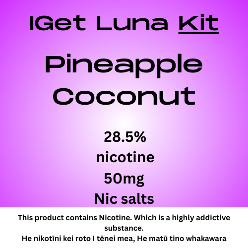Iget Luna Kit Pineapple Coconut 28.5mg Nicotine