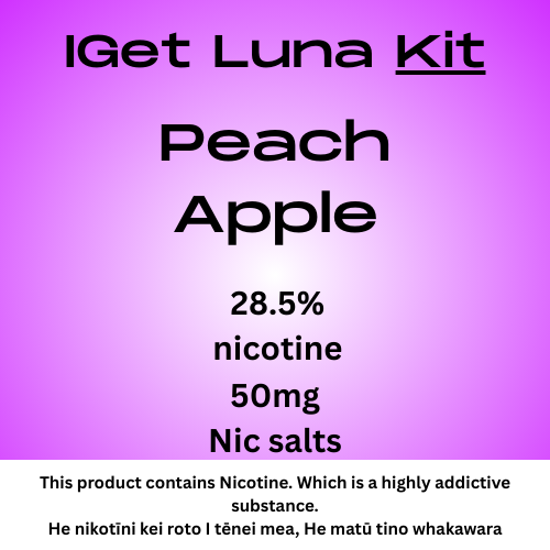 Iget Luna Kit Peach Apple 28.5mg Nicotine