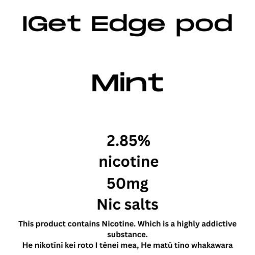 Iget Edge Pod Mint 28.5mg/ml Nicotine