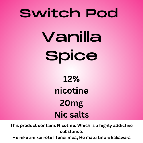 Switch Vanilla Spice 20mg Nic Salt Pod