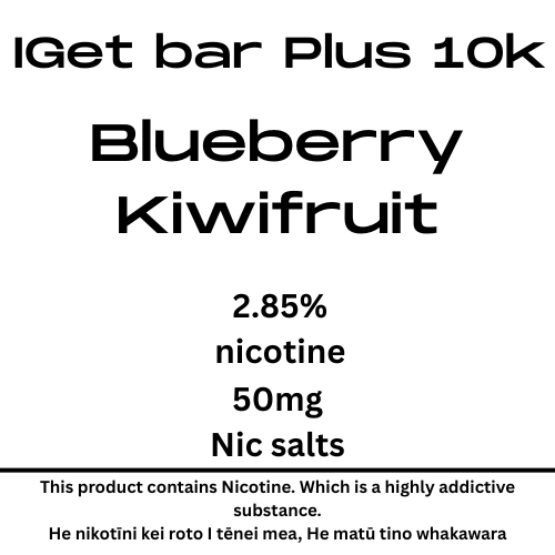 Iget Bar Plus Pod 3.0 Blueberry Kiwifruit 28.5mg/ml Nicotine