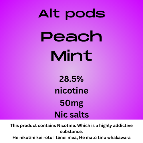 Alt Nu Pods Peach Mint 2.85% Nicotine