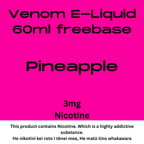 Venom 3mg Pineapple 60ml