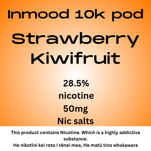 Inmood 10k Strawberry Kiwifruit 40mg Nic Salt Pod
