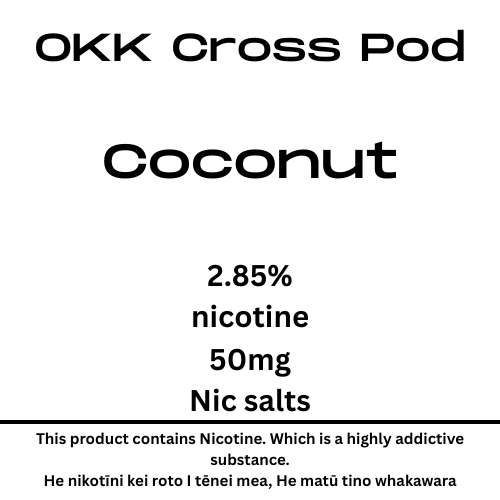 OKK Coconut 28.5mg Nic Salt Pod 5000 Puff