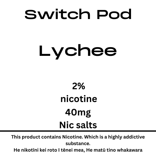Whakawhiti Lychee 40mg Nic Tote Pod