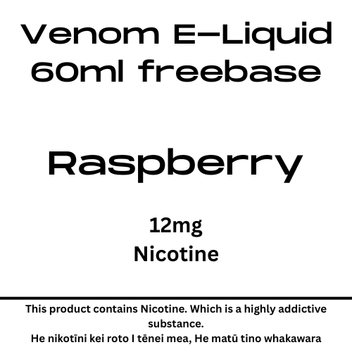 Venom 12mg Raspeberry 60ml