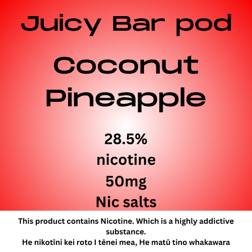 Juicy Bar Pod Coconut Pineapple 50mg Nic Salt