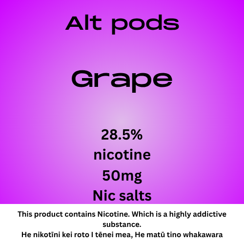 Alt Nu Pods Grape 2.85% Nicotine