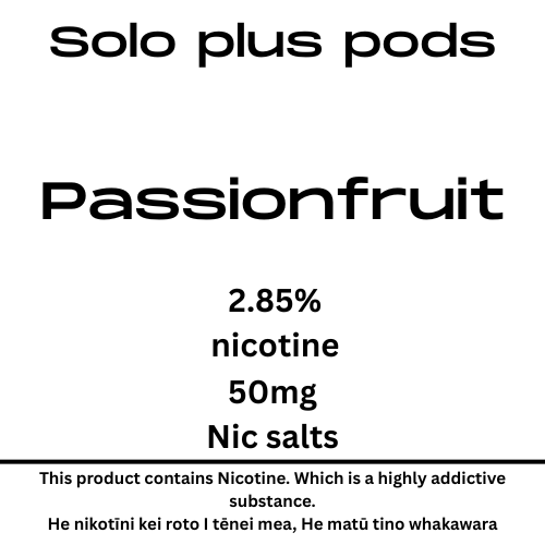 Solo Plus Pod Passionfruit 28.5mg/ml Nicotine