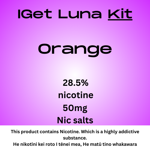 Iget Luna Kit Orange 28.5mg Nicotine