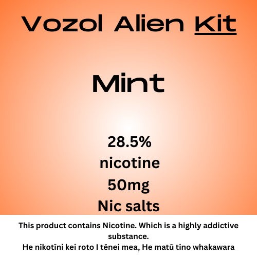 Vozol Alien Luxe Kit Mint 25mg/ml Nicotine
