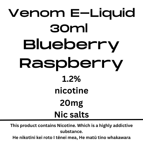 Venom 20mg Blueberry Raspberry