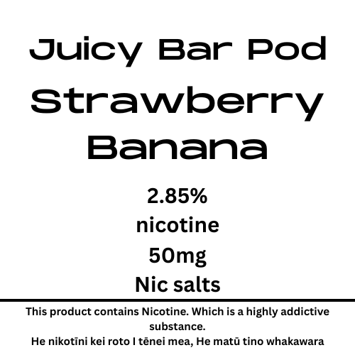 Paa wai Pod Strawberry Panana 50mg Tote Nic