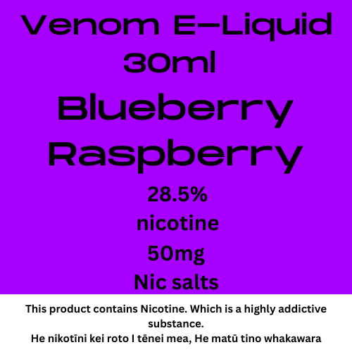 Venom 50mg Blueberry Raspberry