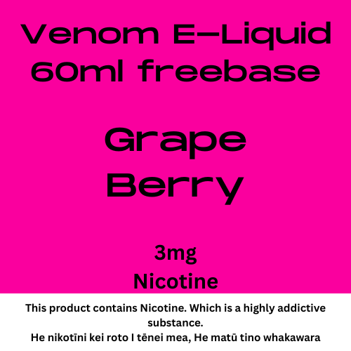Cloud Vape Fantasi Grape 3mg 60ml