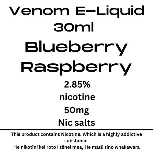 Venom 50mg Blueberry Raspberry