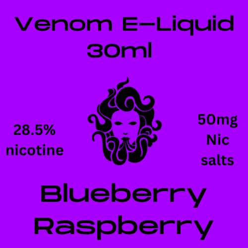 Venom 50mg Blueberry Raspberry