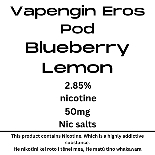 Vapengin Eros Pod Blueberry Lemon 28.5mg/ml Nicotine