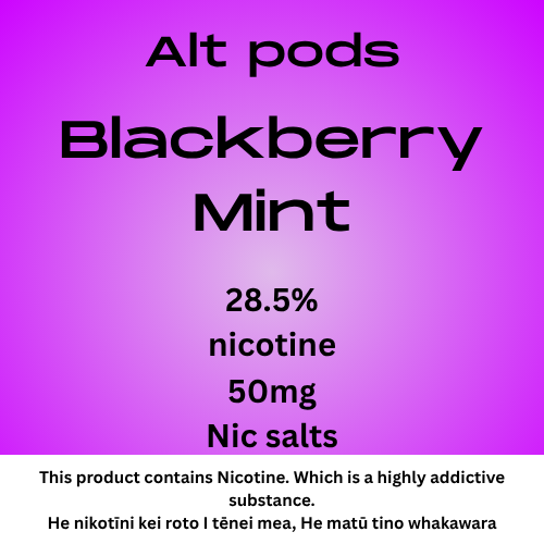 Alt Nu Pods Blackberry Mint 2.85% Nicotine