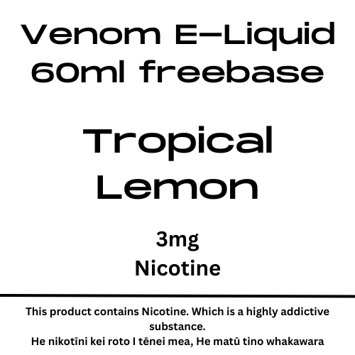 Venom 3mg Tropical Lemon 60ml
