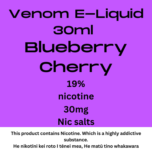 Venom 30mg Blueberry Cherry