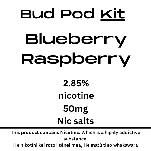 Bud Kit Bluberry Raspberry 2.8% Nicotine