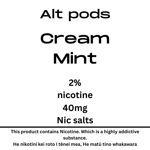 Alt Nu Pods Cream Mint 2% Nicotine