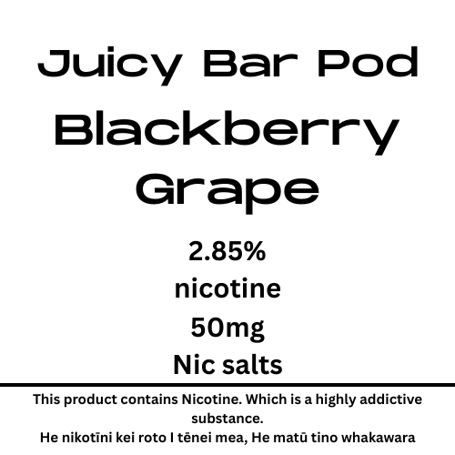 Wai Pod Huka Blackcurrant Karepe 50mg Tote Nic