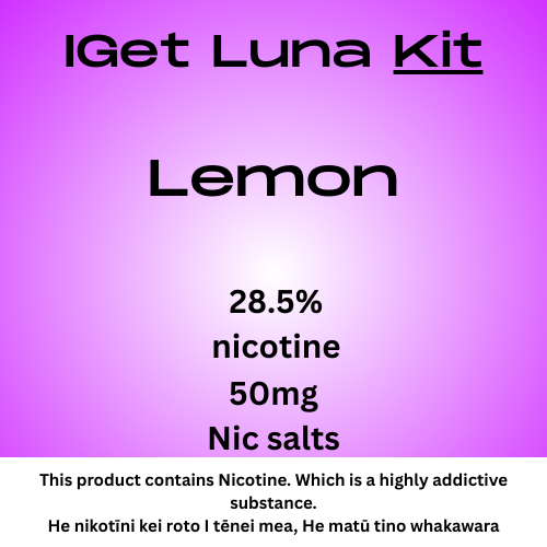 Iget Luna Kit Lemon 28.5mg Nicotine