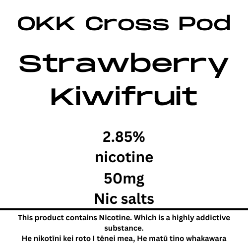 OKK Strawberry Kiwifruit 28.5mg Nic Salt Pod 5000 Puff