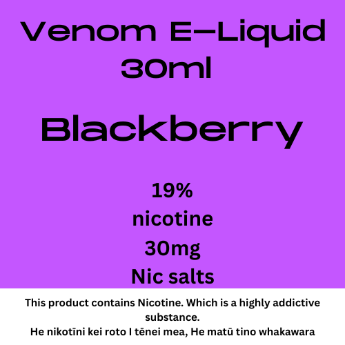 Venom 30mg Blackberry