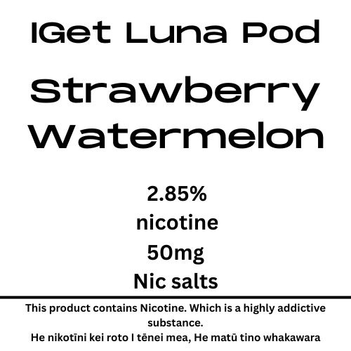 Iget Luna Pod Strawberry Watermelon 28.5mg Nicotine