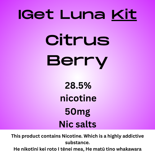 Iget Luna Kit Citrus Berry 28.5mg Nicotine