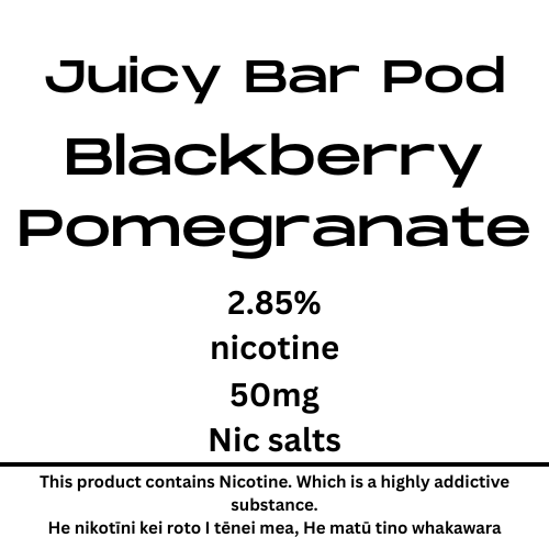Te Paapa Wai Pod Huka Parakipere Pomegranate 50mg Tote Nic