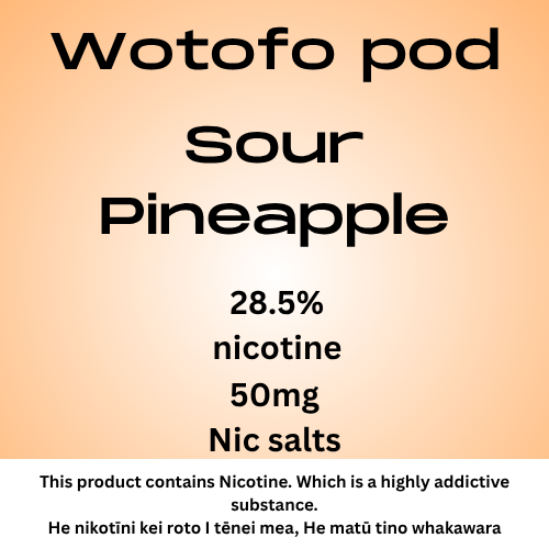 Wotofo Nexpod Pod Sour Pineapple 40mg Nic Salt