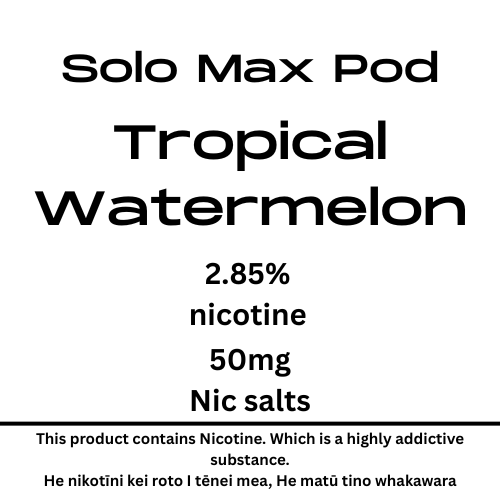 Solo MAX Pod Tropical Watermelon 2.85% Nicotine