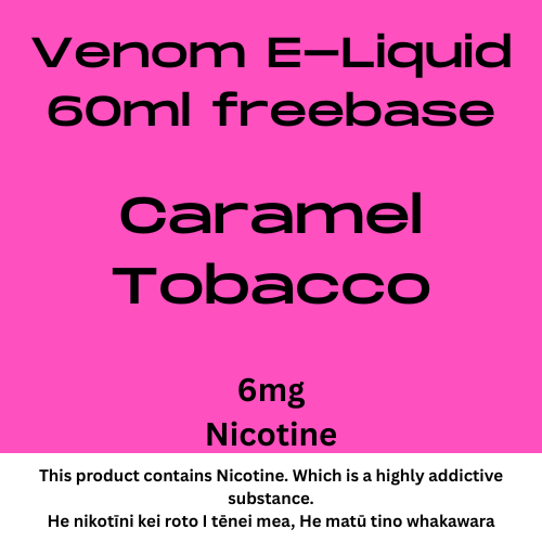 Venom 6mg Caramel Tobacco 60ml