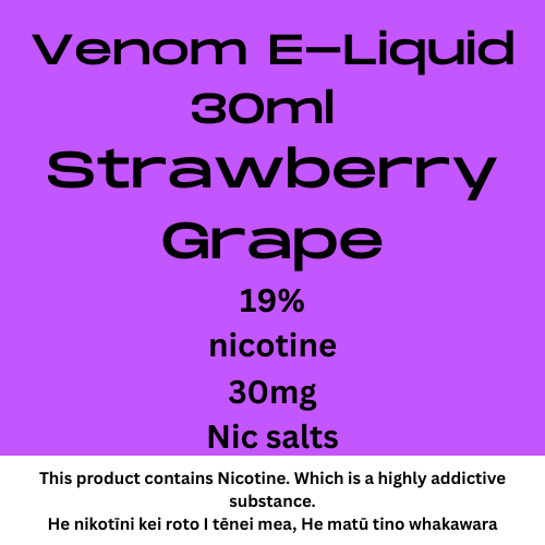 Venom 30mg Strawberry Grape