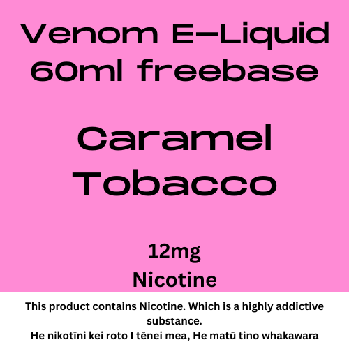 Venom 12mg Caramel Tobacco 60ml
