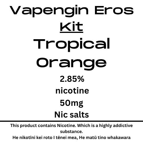 Vapengin Eros Kit Tropical Orange 28.5mg/ml Nicotine