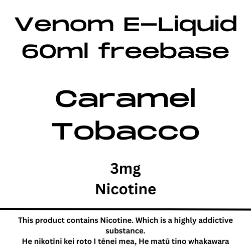 Venom 3mg Caramel Tobacco 60ml
