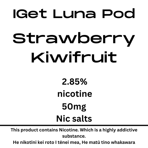 Iget Luna Pod Strawberry Kiwifruit 28.5mg Nicotine