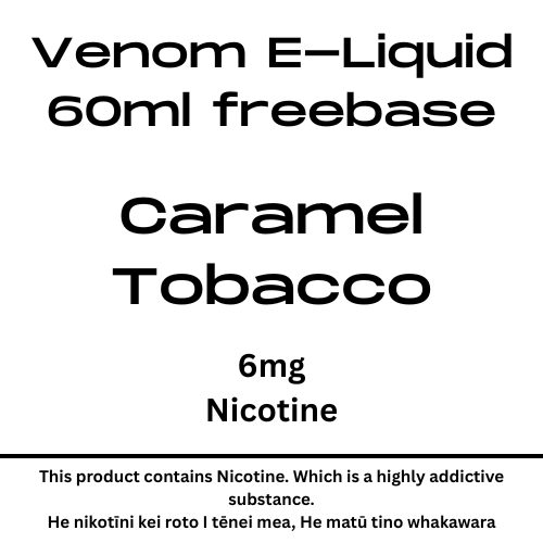Venom 6mg Caramel Tobacco 60ml