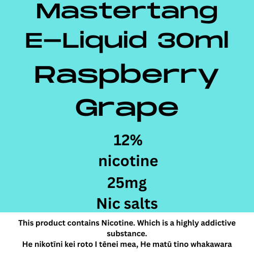 Master Tang Raspberry Grape 25mg nic salt 30ml