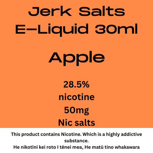 Jerk Salts Apple 50mg nic salt 30ml
