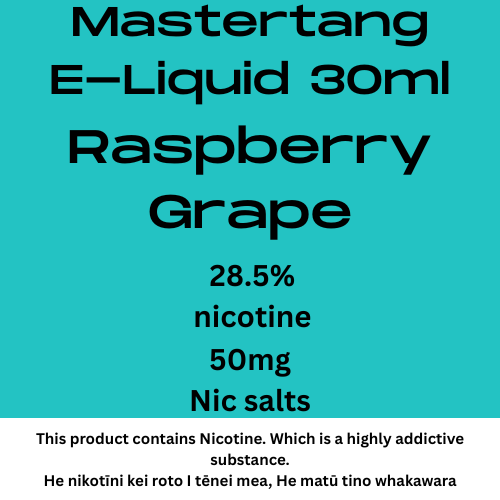 Master Tang Raspberry Grape 50mg nic salt 30ml