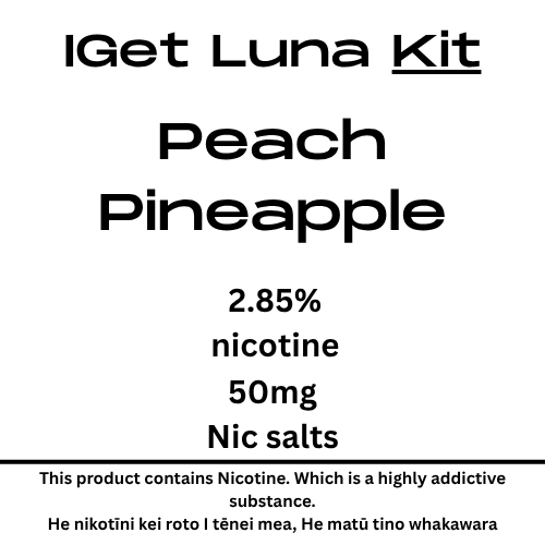 Iget Luna Kit Peach Pineapple 28.5mg Nicotine