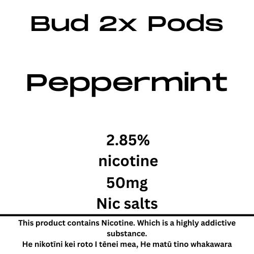 Bud Pods Peppermint 2.8% Nicotine